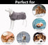 Geyecete Dog Drying Coat, Fast Dry Dog Bag, Microfibre Bathrobe Towel, Luxuriously Soft, Gray, XXL