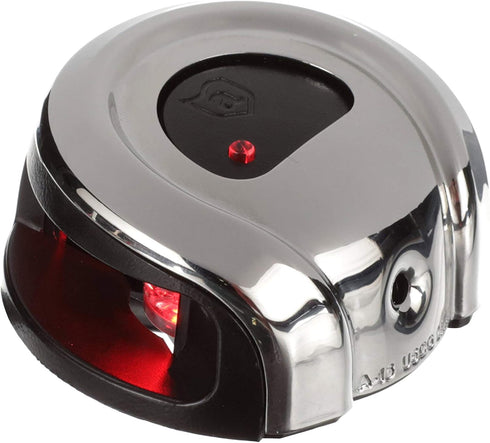 NV2012SSR-7 LightArmor 2-Mile Navigation Deck Mount Sidelight by Attwood, Red LED