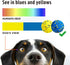 Dog Balls Upgraded Durable Tennis Ball - 5.3'' for Aggressive Chewers, 3 Pack for Large, Medium, Small Dogs.