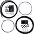 YBEKI Bike Brake Cable Housing and Shifter Cable Kit - 2 in 1 Universal Bicycle Brake and Shifter Cable Set for