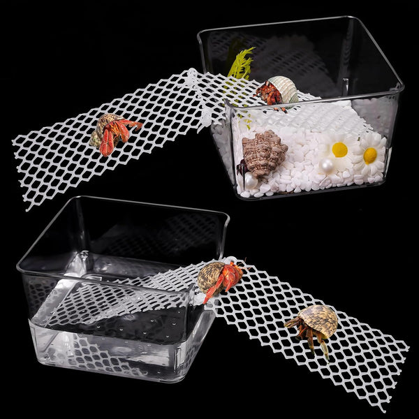 U0U 2 Pack Hermit Crab Water Tank,Hermit Crab Accessories Hermit Crabs Cage