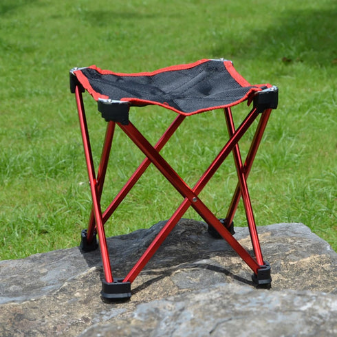 GALPADA Portable Folding Stool Multipurpose Large Outdoor Camping Chair Foldable Fishing Stool Non-Slip Lightweight