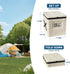 Muopay Portable Toilet for Camping, Portable Toilet for Car, Portable Folding Toilet with Lid, Porta Potty Car Toilet