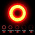 Tellegante 22 5 IP65 Smart Bike Tail Light, Brake Sensing, Auto On/Off, Super Bright LEDs Rear Bike Light, Lighting