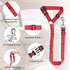 BWOGUE 2 Packs Dog Cat Safety Seat Belt Strap - Adjustable Nylon Fabric Restraints for Vehicle Seatbelts Harness