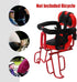 MUSESPANI Portable Rear Child Bike Seat, Soft Saddle Chair w/Foot Pedal, Front Mounted Baby Kids Safety Seat Carrier