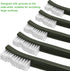 20 Packs 7 Inch Boao Double-Ended Gun Cleaning Brushes Nylon All Purpose Cleaning Brush with Plastic Handle (White)