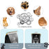 Dog Clippers Grooming Kit, Cordless, Low Noise, Rechargeable, Pet Hair Clippers for Thick Coats, Black