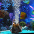 Aquarium Ornament Volcano, Fish Tank Bubble Stone Decoration, Bubbler Large Decor Landscaping (Small with Bubbler)