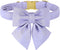 Maca Bates Dog Collar with Bow Tie, Adjustable Breakaway Violet for Small to XL Dogs