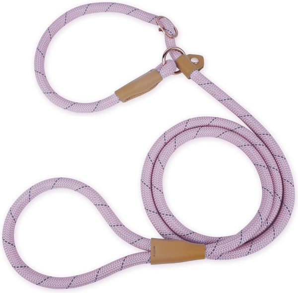 6FT Reflective Slip Leash for Large Medium Dogs, Non Slip Training Slip Leash for Dogs