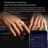 FOSA Smart Health Ring - Rechargeable Health Ring for Sleep Monitoring and Body Temperature Detection