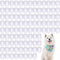 Kacctyen 100 Pcs Sublimation Blank Dog Bandanas Heat Transfer Washable Triangle Scarf
