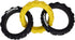 Tonka Rubber 3-Ring Tug Dog Toy, Lightweight, Durable, Water Resistant, 10.5 Inches for Medium/Large Breeds