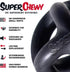 Tuff Pupper SuperChewy Cage Ball for Dogs | Durable Heavy Duty Natural Rubber | Tough Chew Toy for Medium Large Breeds