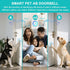 Yoiilifee 1000 IP65 60 Dog Door Bell for Potty Training, Smart Wireless Doggie Doorbell to Go Outside, Feet Long Range