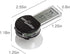 REPTI ZOO 2 Pack Reptile Terrarium Thermometer Hygrometer, Digital Display with Suction Cup for Pet Rearing Box