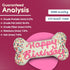 Girl Happy Birthday Dog Bone - Molasses Based Recipe, Human Grade Ingredients, Made in USA