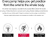 Skipping Rope with Ball Bearings - Adjustable Jump Rope Cable with 6” Memory Foam Handles for Aerobic Exercise