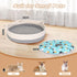 Cotton Rope Woven Cat Bed Basket, Small Dogs Sofa Bed with Double Sided Mat, 14"x14"x4", Washable Round Bed
