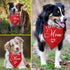 I Love My Mom Dog Bandana Dog Birthday Pet Triangle Scarf Accessories Gender Reveal Baby Announcement Photo Props