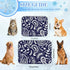 Generic 28" X22" Cooling Mats for Dogs Ice Silk Dog Outdoor Cooling Mat Paisley Flowers Motif Dog Bed for Crate