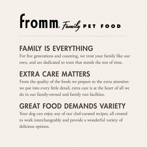 Fromm 4 lb Four-Star Nutritionals Beef Frittata Veg Dog Food - Premium Dry Dog Food - Beef Recipe