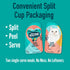 2.6 oz 20 (Pack 10), A Strong Heart Split Cup Wet Cat Food, Salmon Entree - Split Cups, Servings of Made in The USA