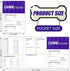 Eaasty 48 Pack Dog Vaccine Record Book, Foldable Puppy Vaccination Record Card for Canine Health