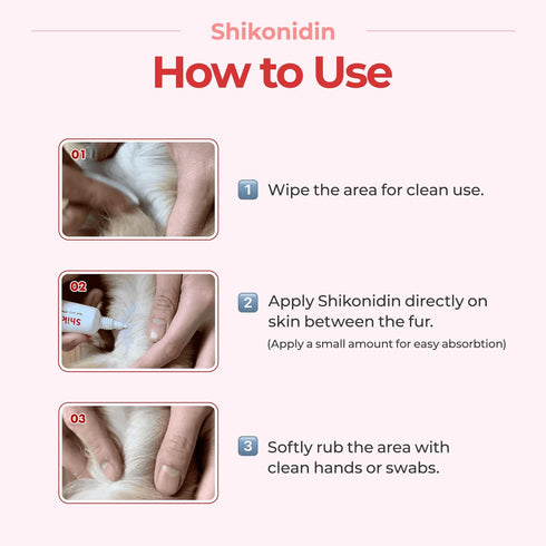 JAYU PET 0.7oz (20g) Shikonidin Cream for Dog & Cat, Hotspots Itchy Skin Relief, Moisturizing Lotion for Sensitive Nose