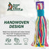 Platinum Tweeter Weave Bird Toys - Colorful, Safe Cotton Rope Playground Accessories for Parrots