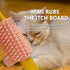 Cat Pet Self Grooming Comb Brush, Multi Functional Corner Massage Glove Tool for Kitten Puppy Relaxing with Catnip