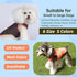 2 Pack Quick Dry Dog Shirt, Lightweight Mesh Breathable Clothes for Medium Dogs, Sports Fan Pet T-Shirts