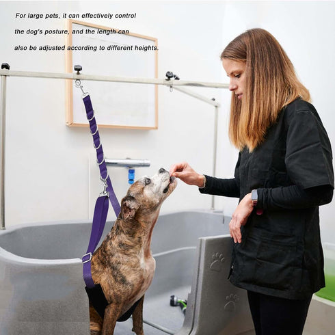 ASOCEA Dog Grooming Belly Straps; Nylon Restraint Loops for Small Medium Dogs, Pet Bathing Restraint Band
