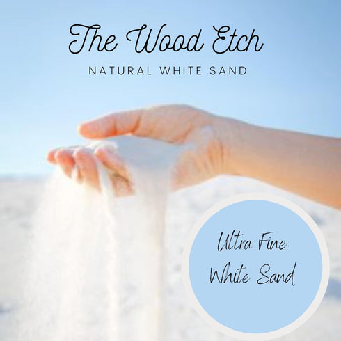 5 lb Natural White Sand for Sandbox, Sand Art, Home Decor, Sensory Bin, Aquarium & More, Odorless, Non-Toxic, Safe