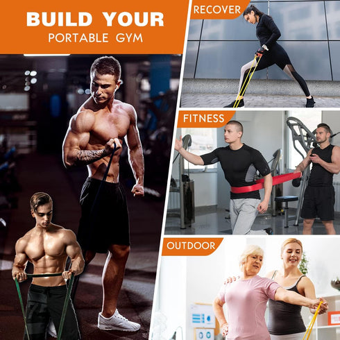 Pull Up Bands - Resistance Band for Stretching, Muscle Training, and Physical Therapy Exercise