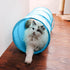 iCAGY 20" Pack 8 Foldable Spiral Cat Tunnel - Indoor Toy for Small Cats, Kittens, and Rabbits - Tube for Interactive