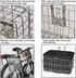 GLE2016 Folding Bike Front Basket, Rust Proof, Detachable, Easy Installation for Mountain Bike