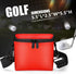 Golf Ball Cleaning Bag, Waterproof Exterior Golf Club Cleaning Bag with Coarse Fabric Liner