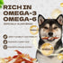 10.58oz Triple Flavor Dog Jerky Treats, Real Chicken Duck and Cod Twist Strips Dog Training Treats Snacks Healthy