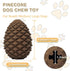 Pine Cone Dog Chew Toys for Medium Large Dogs: Nearly Indestructible Interactive Treat Dispensing Dog Toy, Long Lasting