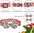 Christmas Dog Collar with Detachable Bow Tie, Adjustable for Large Dogs, Neck 16"-25"
