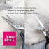 7 inch Thinning Scissors with 26-Teeth Stainless Steel Blades for Home Hair Cutting