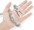 Elegance Full Diamond Dog Leash, 43 Inch with Comfortable Handle for Weddings and Daily Walks, Pet Collar Jewelry