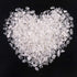 WAYBER 1 Lb/460g Natural White Clear Quartz Crystal Stones Irregular Aquarium Pebble Decorative Rocks Gravels Sands for Turtle Tank//Terrarium/Flowerpot/Vase Decoration (Fill 1 Cup)