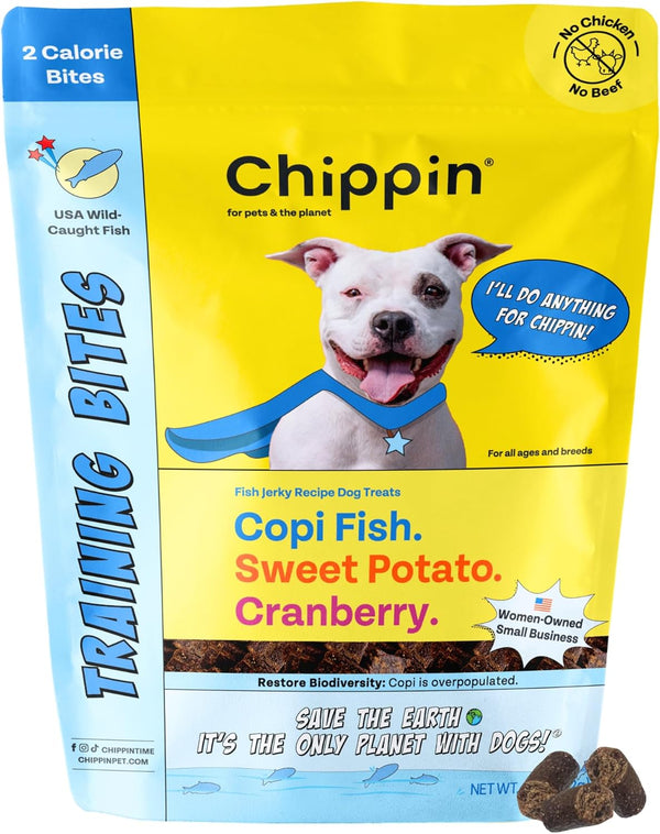 Fish & Sweet Potato Dog Training Treats (5oz, 1-Pack) | Natural Low-Fat, Grain-Free, Made in The USA