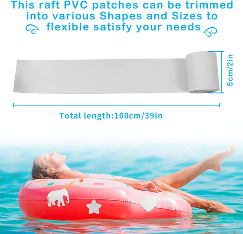 GEUNTECH Kayak Patches - PVC Inflatable Repair Patches for Inflatable Raft, Boat, Canoe, Kayak