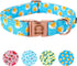MR. CHUBBYFACE Spring Summer Dog Collar, Cute Blue Beer Collar for Small Medium Large Dogs