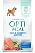 OPtimeal Sensitive Skin and Stomach Dog Food - Salmon & Brown Rice, Tasty Dry Recipe, Medium/Large Adult Dogs (8.8