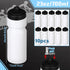 Sunnyray 10 Pcs Reusable Sports Water Bottle - 23 oz Blank Plastic Bottles with Pull Top Cap for Kids & Adults